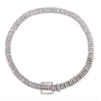 5 Row Diamante Sparkling Rhinestone Belt