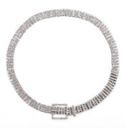 5 Row Diamante Sparkling Rhinestone Belt