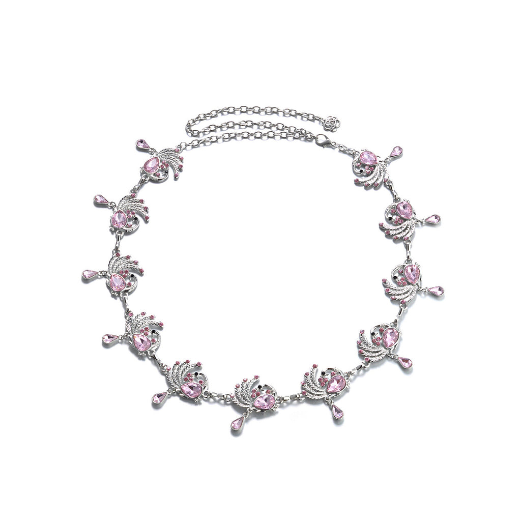 Peacock Belt - Pink