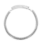 Silver Heavy Duty Scaled Belt