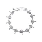 Peacock Belt - Silver