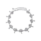 Peacock Belt - Silver