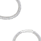 Silver Tear Drop Diamante Belt