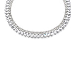 Silver Tear Drop Diamante Belt