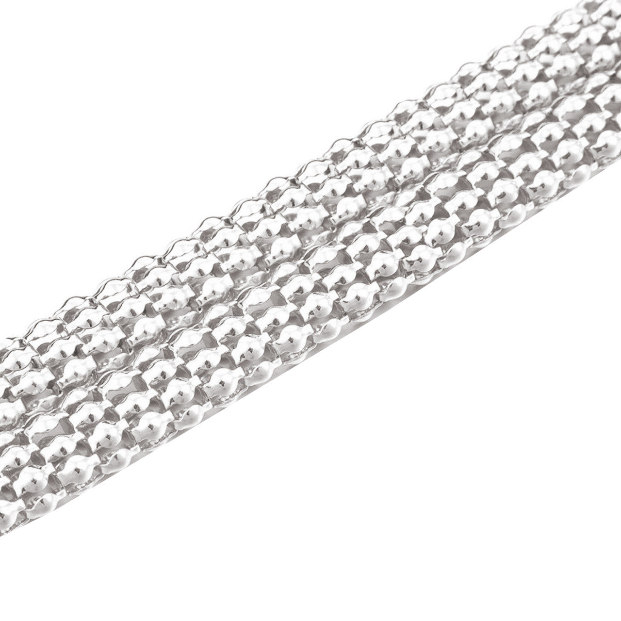 Metal Ball Chain Belt - Silver