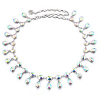 Diamante Waist Belt with Teardrops