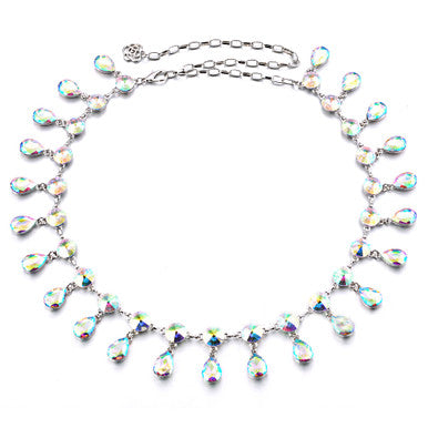 Diamante Waist Belt with Teardrops