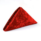 20" Velvet Napkin - Red