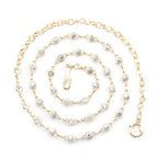 Gold Diamante Beads Chain Belt