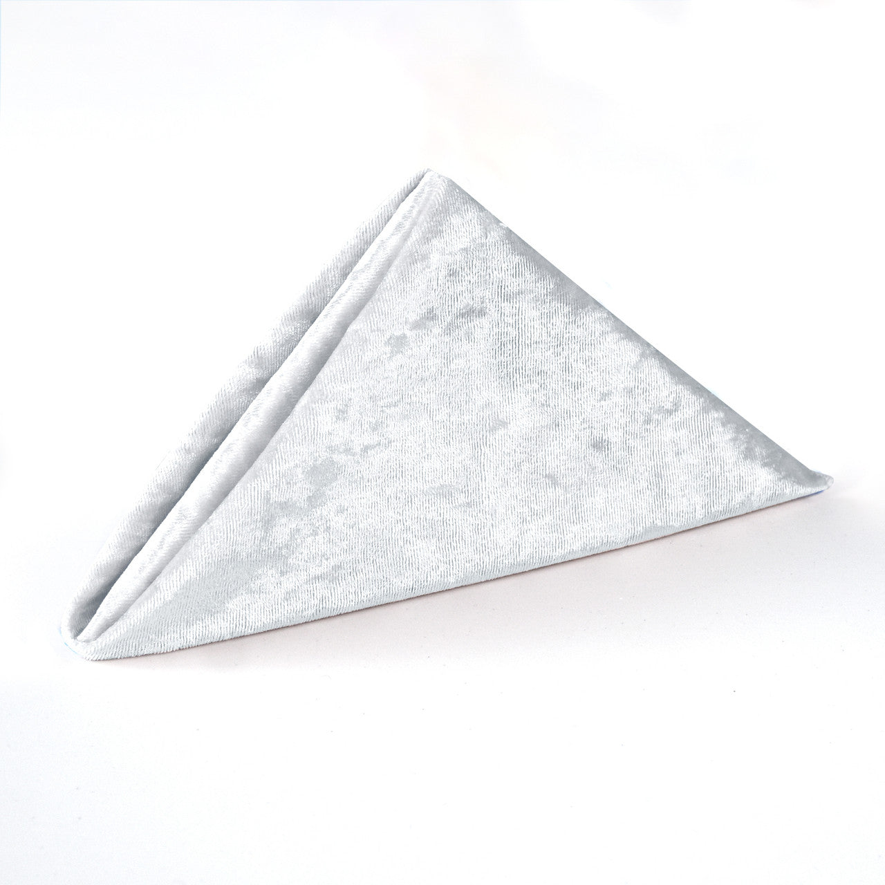 20" Velvet Napkin - White