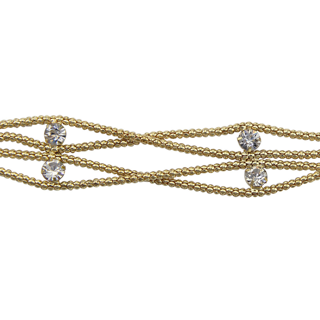 Gold Diamante Chain with Charms