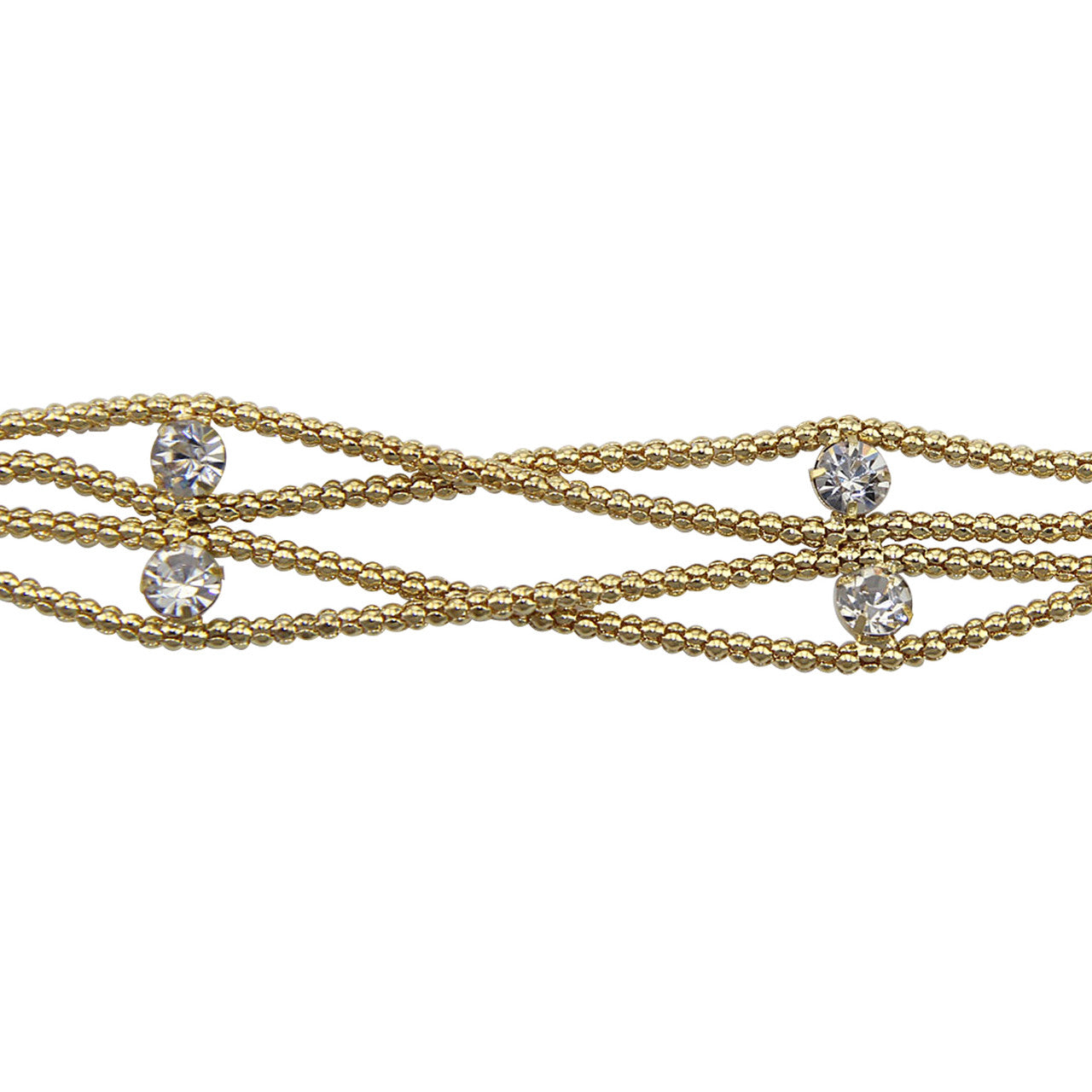 Gold Diamante Chain with Charms