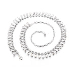 Diamante Belt with Tear Drop Crystals