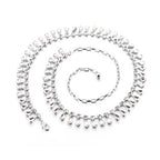 Diamante Belt with Tear Drop Crystals