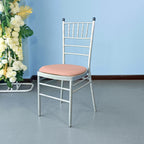 Spandex Seat Pad Cover  - Rose Gold
