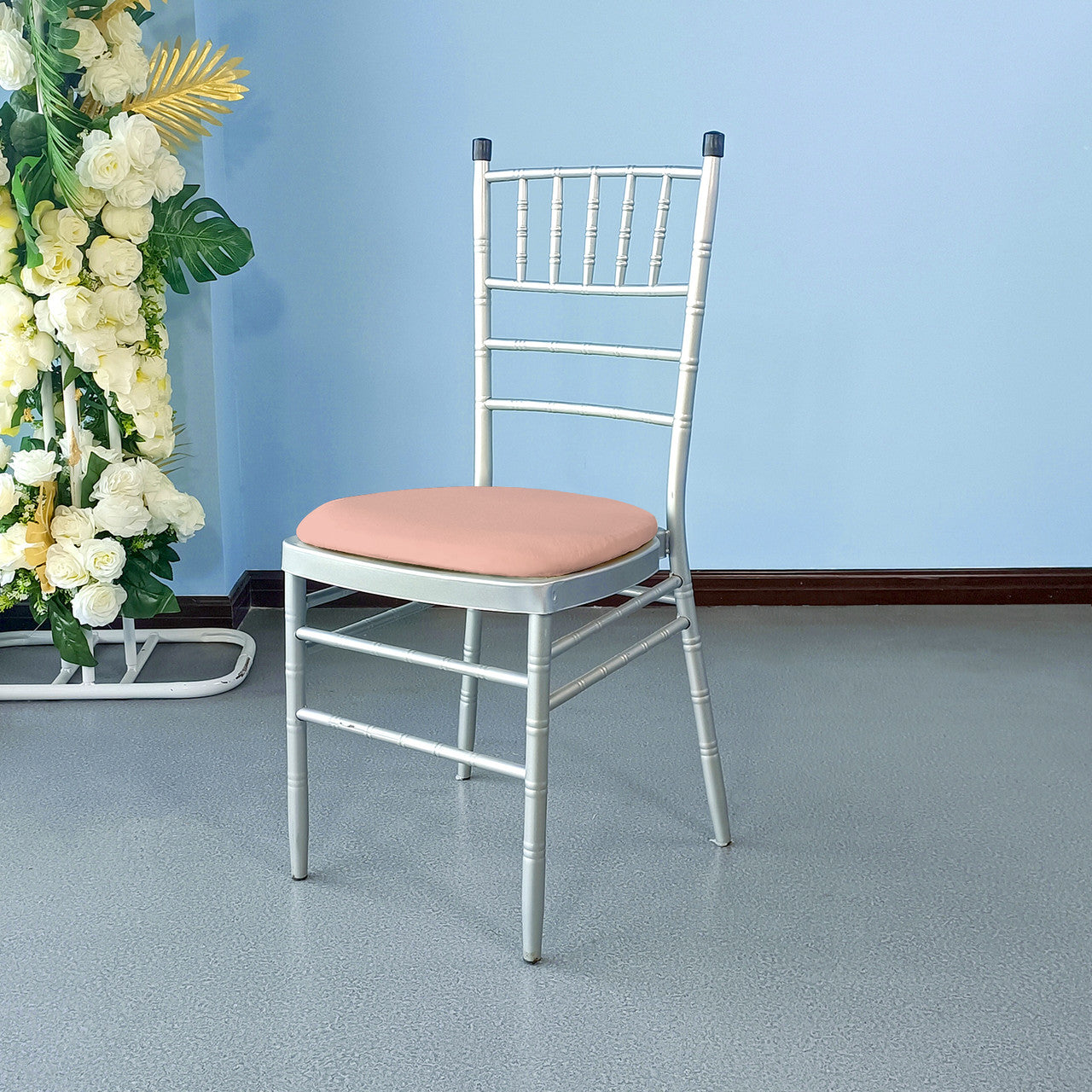 Spandex Seat Pad Cover  - Rose Gold