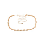 Twisted Coil Snake Belt - Gold