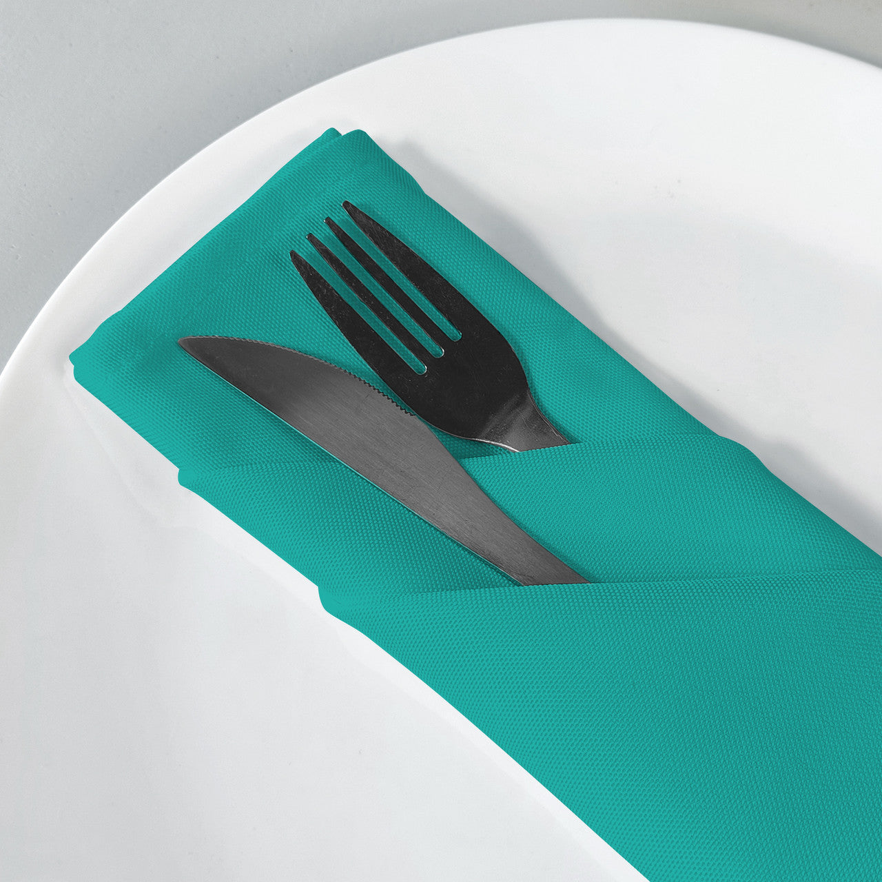 20" Polyester Table Napkin - Turquoise