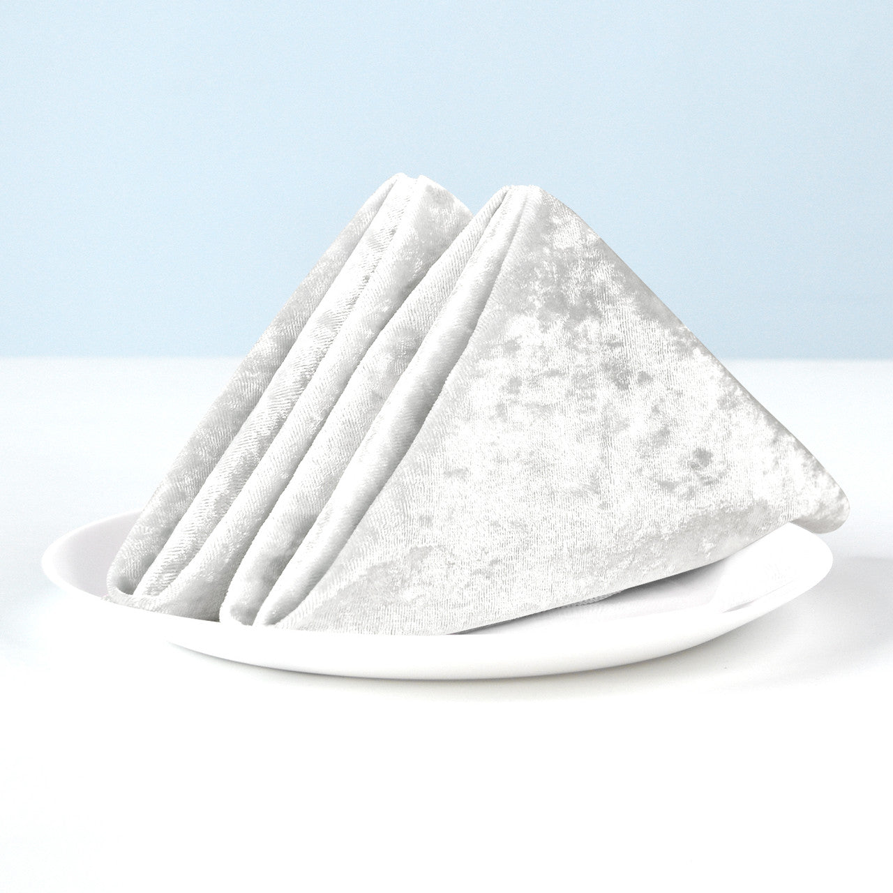 20" Velvet Napkin - Ivory