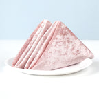 20" Velvet Napkin - Rose Pink