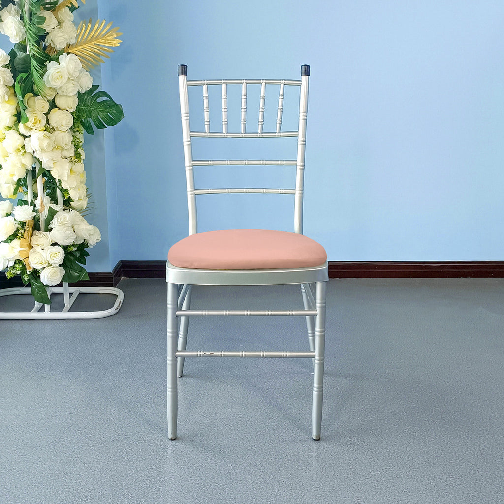 Spandex Seat Pad Cover  - Rose Gold
