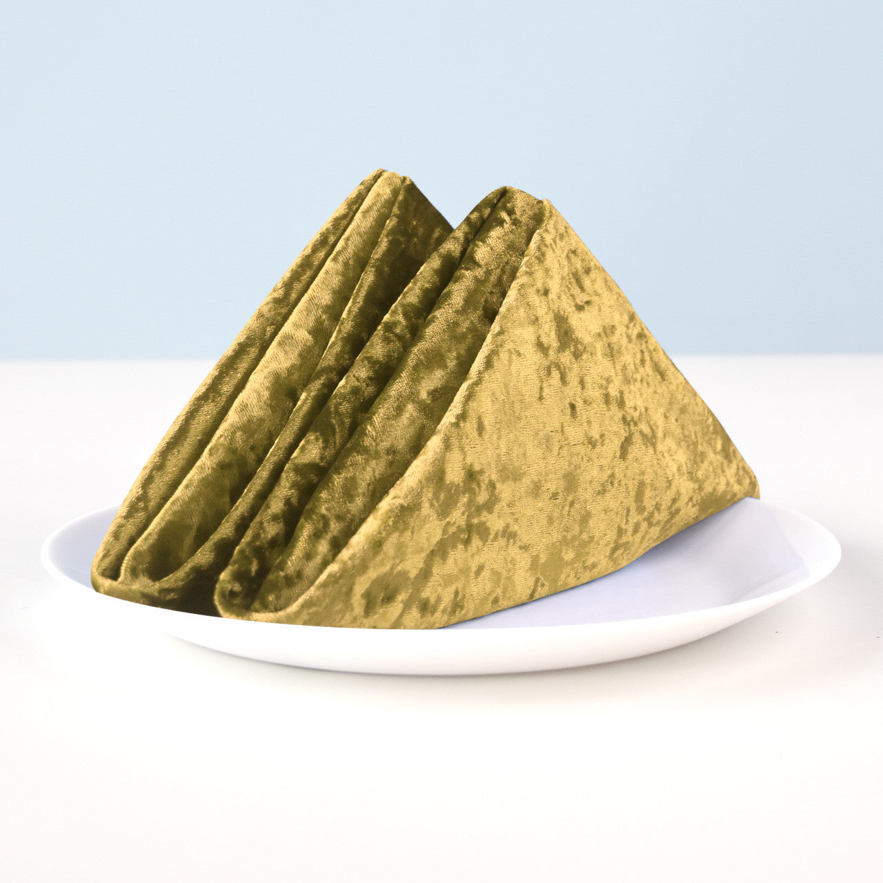 20" Velvet Napkin - Gold