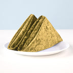20" Velvet Napkin - Gold