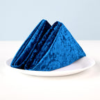 20" Velvet Napkin - Royal Blue