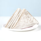 20" Velvet Napkin - Champagne
