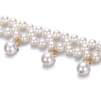 Gold Chain Belt with Artificial Pearls