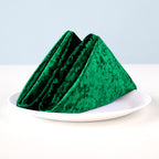 20" Velvet Napkin - Emerald Green