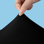 Black Spandex Chair Cover with Ruffled Skirt