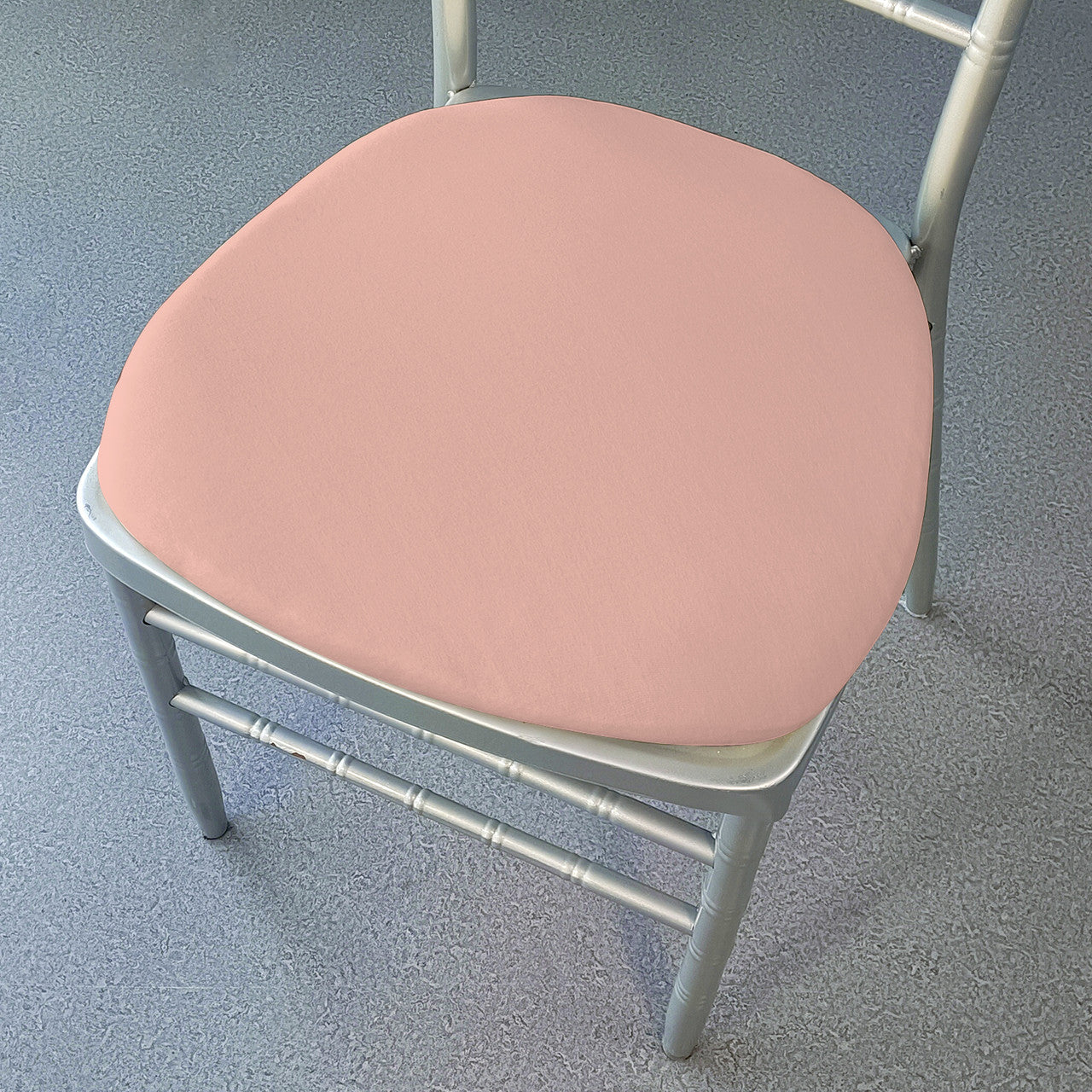Spandex Seat Pad Cover  - Rose Gold