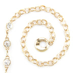 Gold Diamante Beads Chain Belt