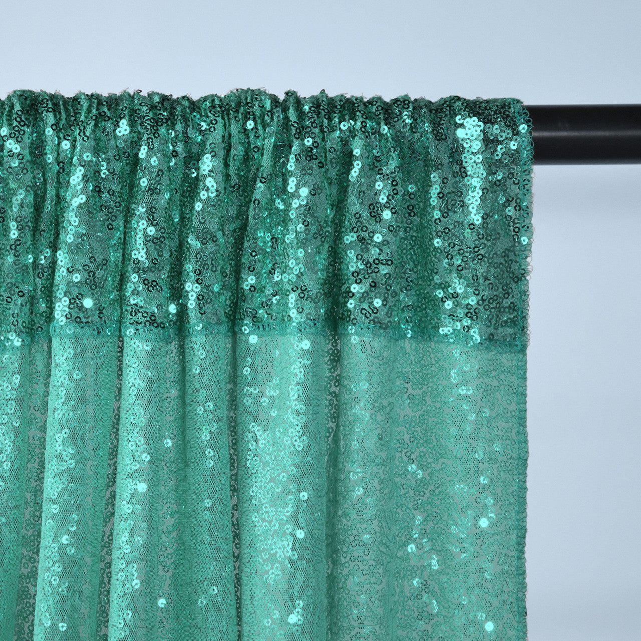 4ft x 9ft Sequin Backdrop Photography - Emerald Green