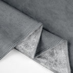 20" Velvet Napkin - Silver