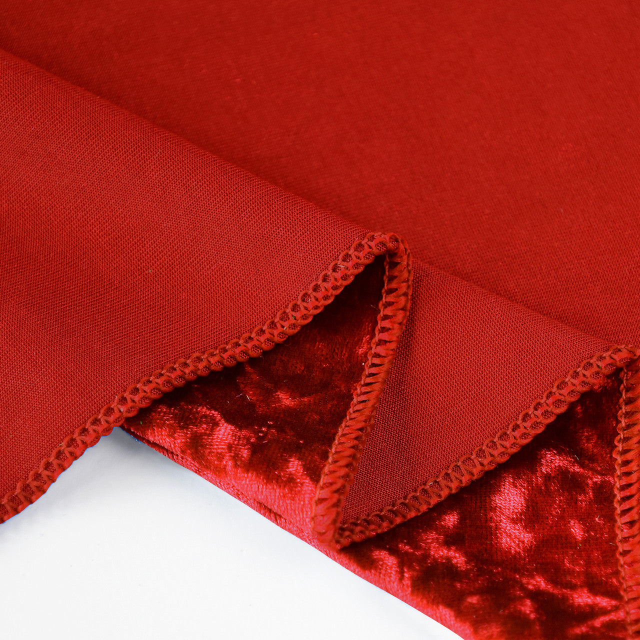 20" Velvet Napkin - Red