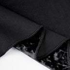 20" Velvet Napkin - Black