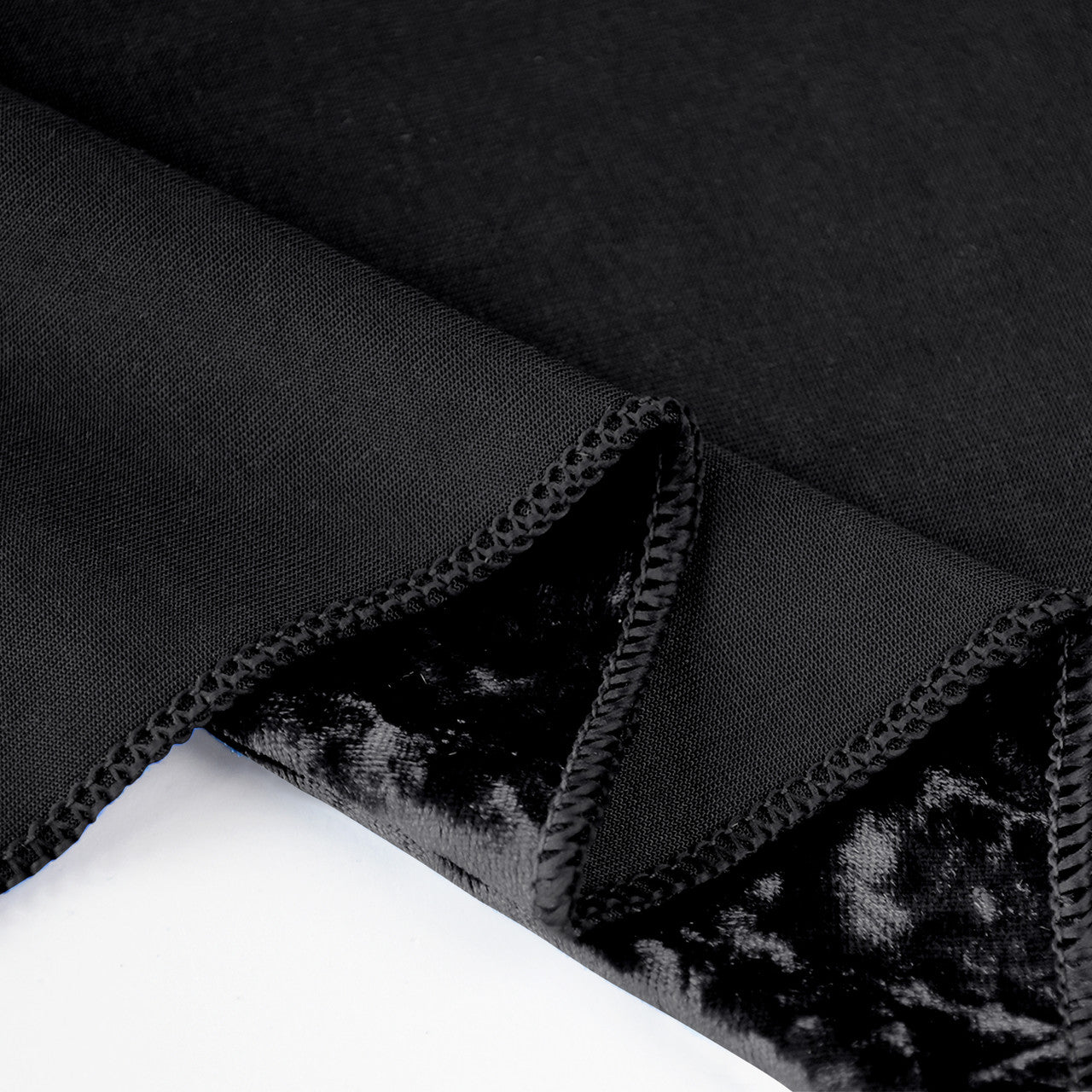 20" Velvet Napkin - Black