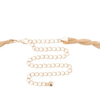 Twisted Coil Snake Belt - Gold