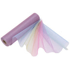 25m x 29cm Organza Sheer Roll - Rainbow