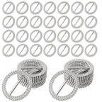 50mm Silver Round Chair Band Buckle