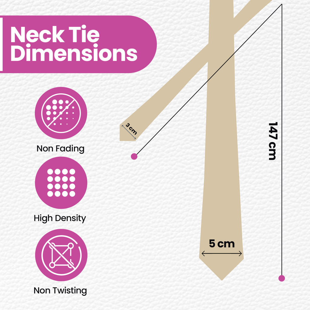 Beige Neck Tie