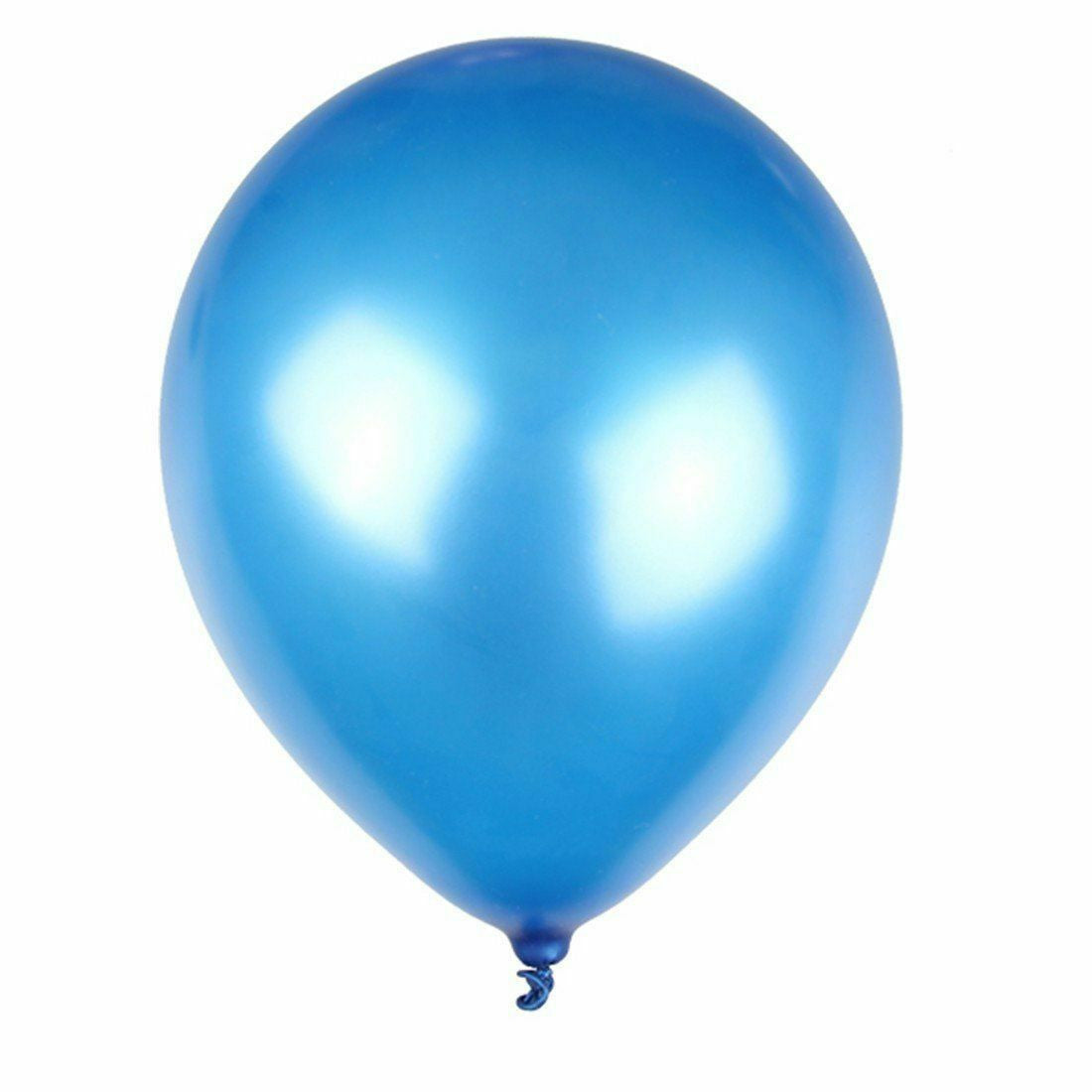 10" Helium-Quality Latex Plain Balloons - Light Blue