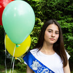 10" Helium-Quality Latex Plain Balloons - Green