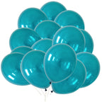 10" Helium-Quality Latex Plain Balloons - Fern Green