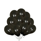 10" Latex Balloons - Black