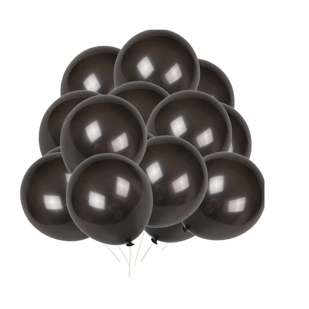 10" Latex Balloons - Black