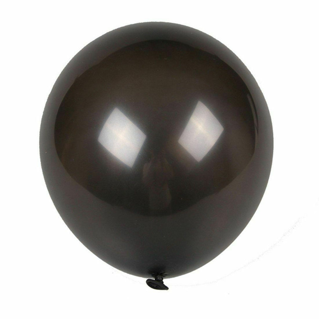 10" Latex Balloons - Black