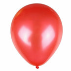10" Helium-Quality Latex Plain Balloons - Red